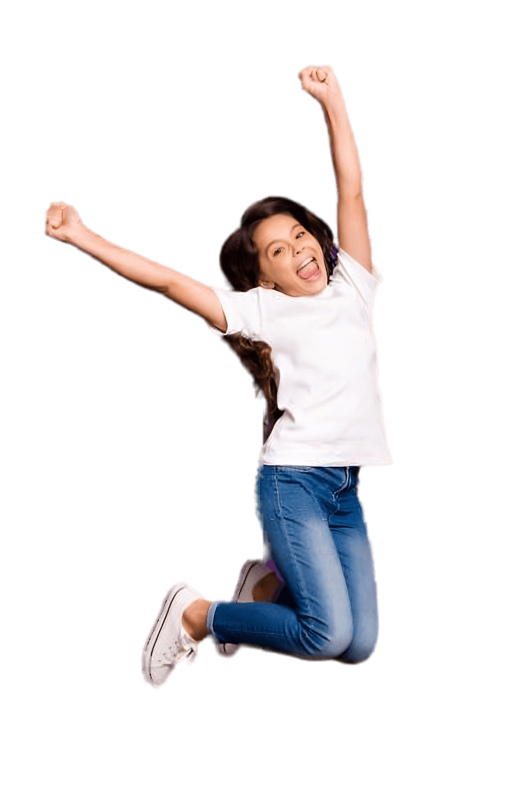 Niña saltando feliz2